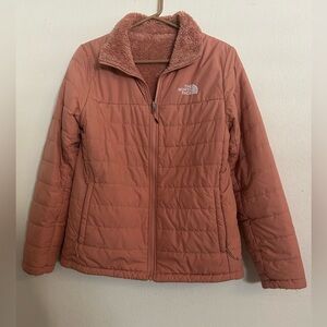The North Face Women's Reversible Dusty Rose Puffer Jacket